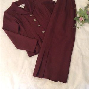 Burgundy Suit